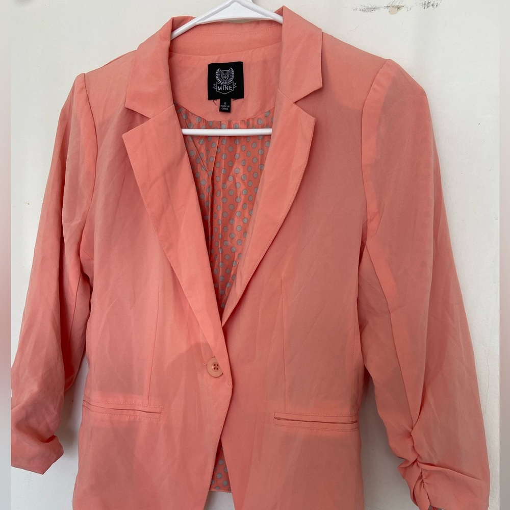 Light orange blazer